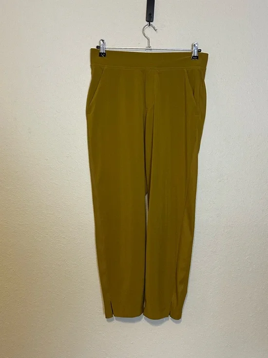 Athleta Brooklyn Mid Rise Ankle Pant Golden Rod Size 8 Petite - Picture 2 of 7